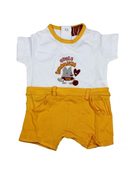 AS ROMA COMPLETINO INFANT GIALLO/BIANCO